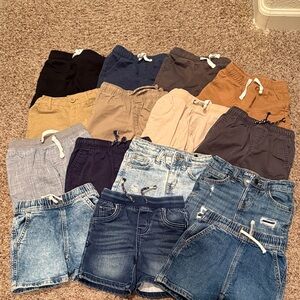 Cat & Jack Kids Shorts in Blue, Black, and Tan (15 PAIRS!)